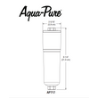 Kép 2/3 - Aqua-Pure 717 in-line szűrő