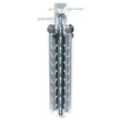 Kép 2/12 - 3M™ Aqua-Pure™ Víztisztító készülék 0,5 mikronos ezüstözött aktívszén-blokk szűrővel, csap nélkül -hidegvízre direktbe kötéssel