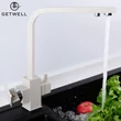 Kép 13/17 - Square-RS, két karos, 3 utas Konyhai Csap Víztisztítókhoz Gránit színben
